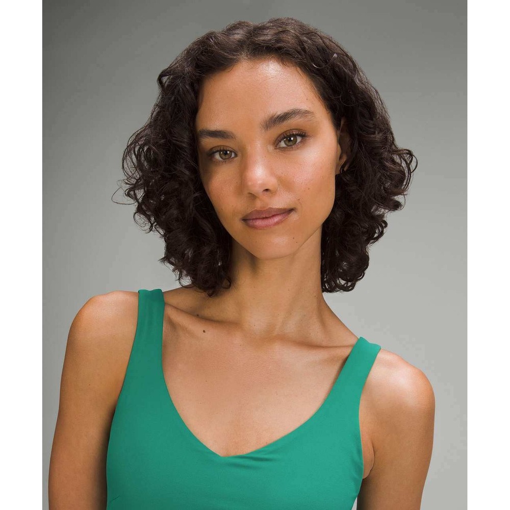 Lululemon Align Dress Cascadia Green Nulu Athletic Tennis Mini Dress Pocket/0 - Picture 4 of 12